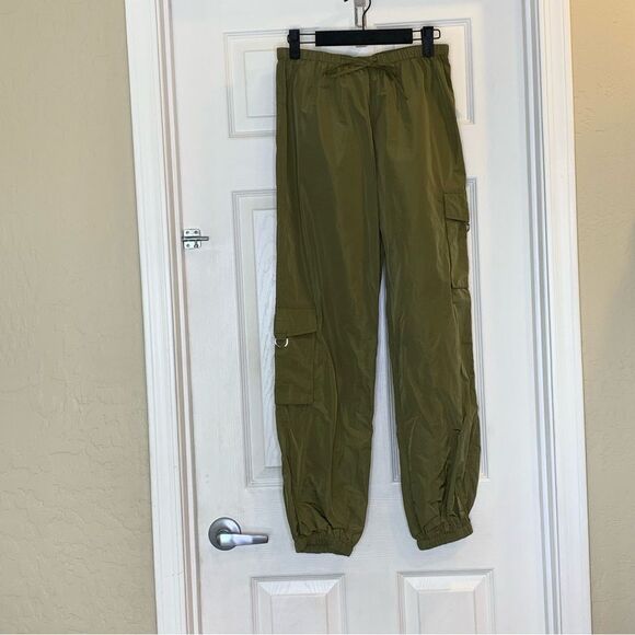 Tiger Mist Trinity Parachute Cargo Pants Size XS Olive Green Color - Picture 10 of 11